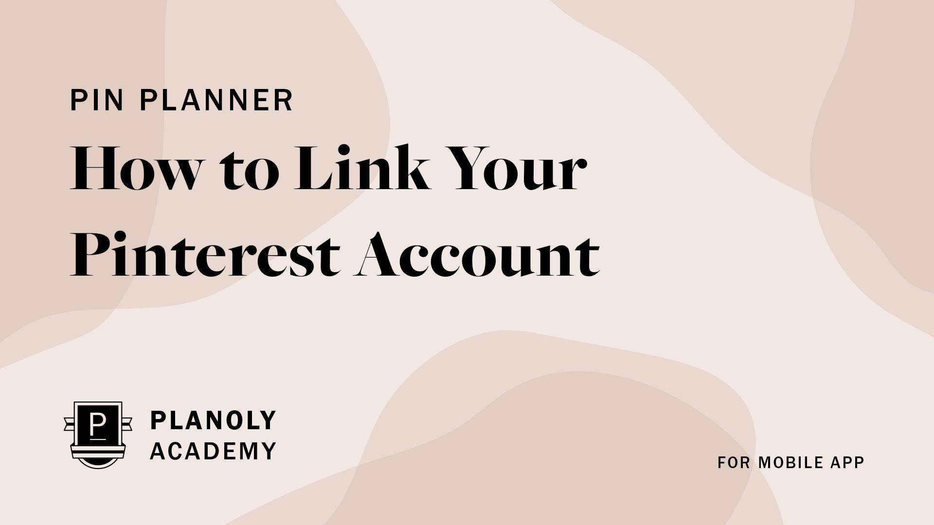 How to Link Your Pinterest Account