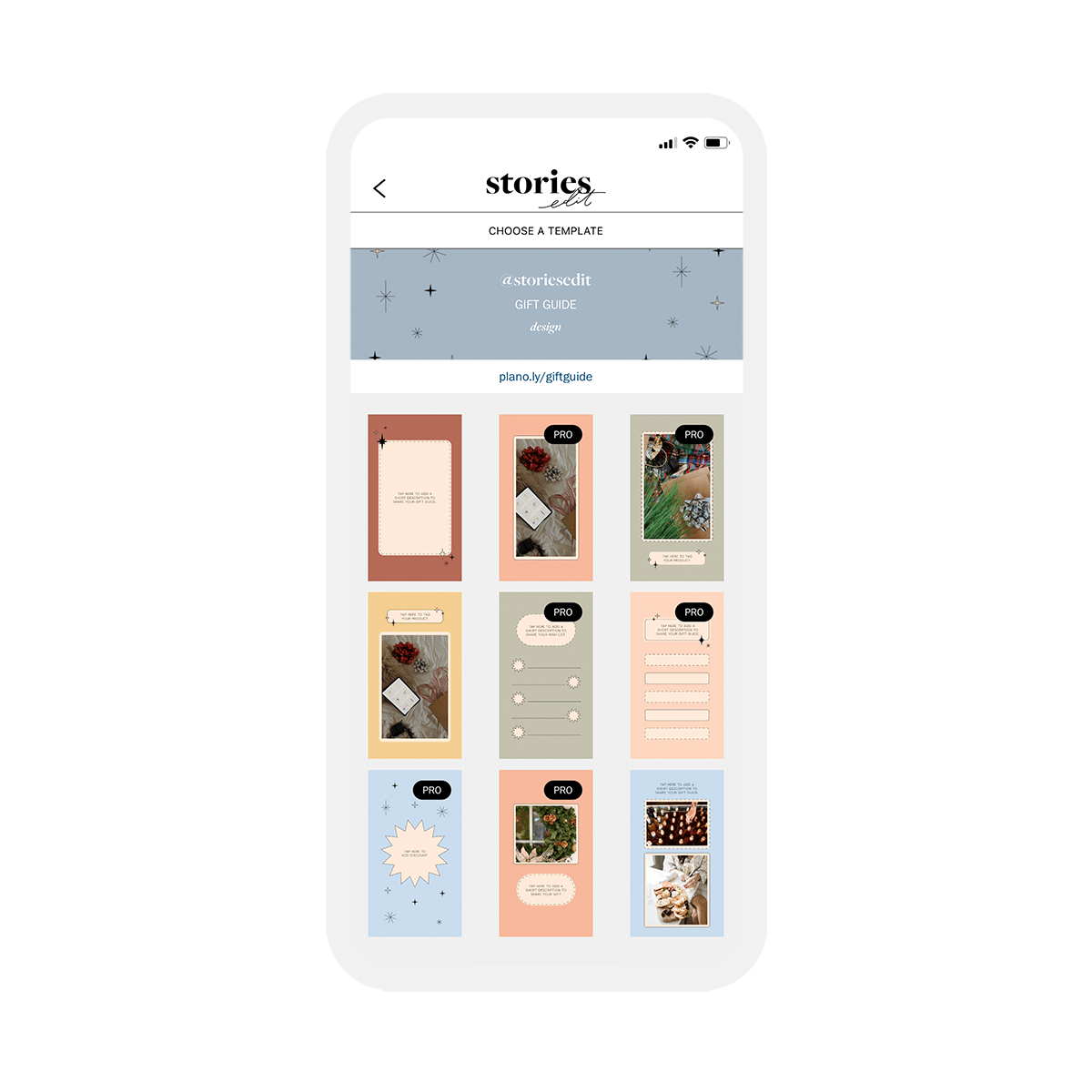 'Gift Guide' collection is available in StoriesEdit