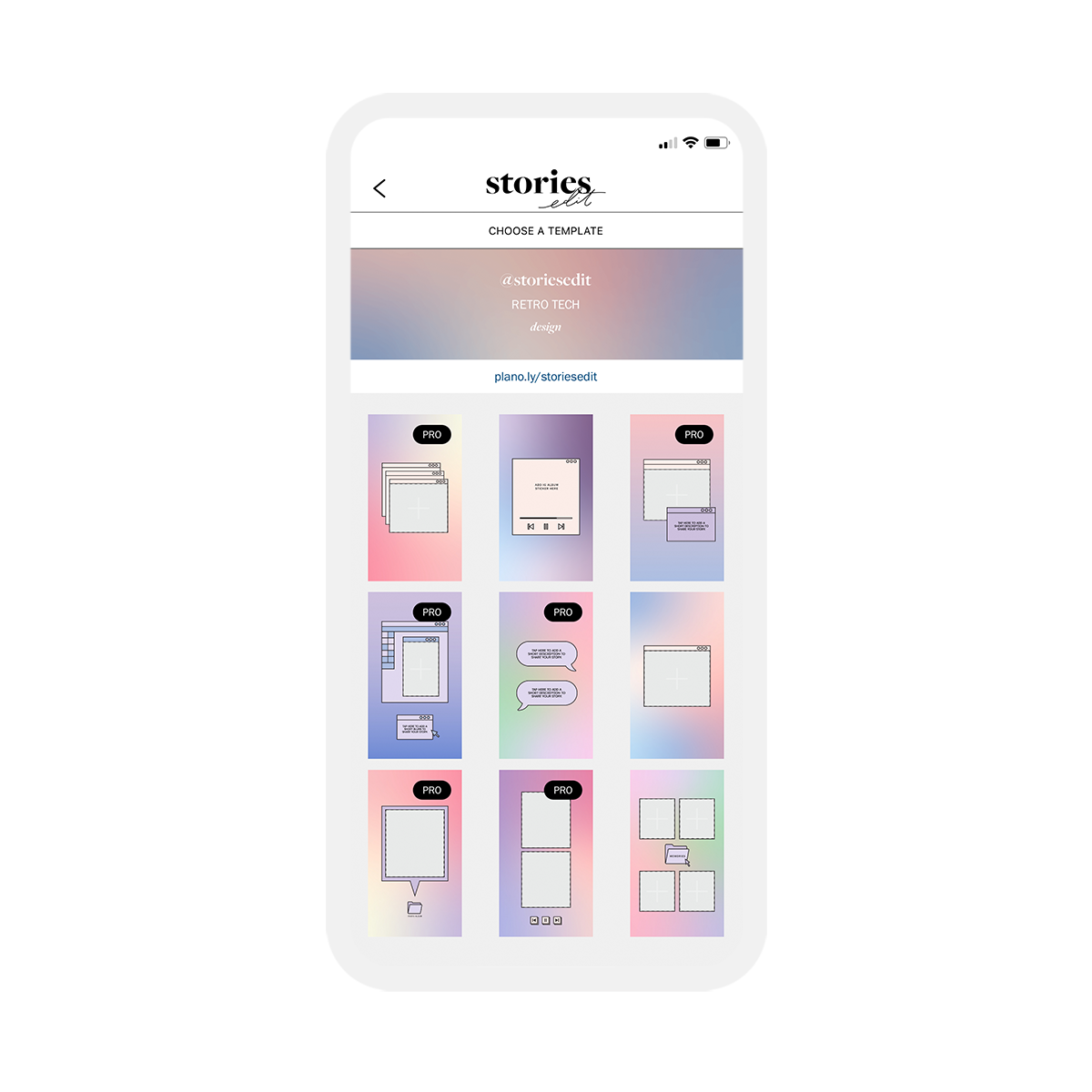 'Retro Tech' collection is available in StoriesEdit