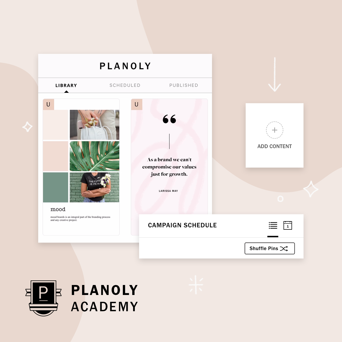 PLANOLY Academy - Landing Page - Pin Planner